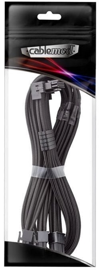 Изображение CableMod C-Series Pro Anschlusskabel - Variante A, 90, 16-Pin zu 3x8-Pin PCIe, schwarz