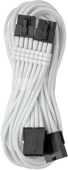 Picture of CableMod Pro ModMesh 8+8-pin PCI-e-Verlängerung, 45cm - weiß