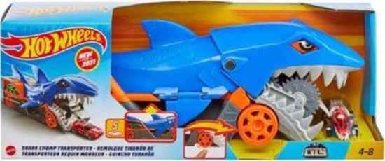 Picture of Hot Wheels Transporter rekin + auto (GVG36)