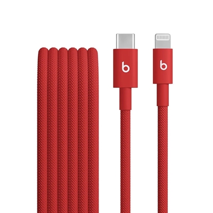 Attēls no Kabel Beats USB C do Lightning 1.5m Czerwony
