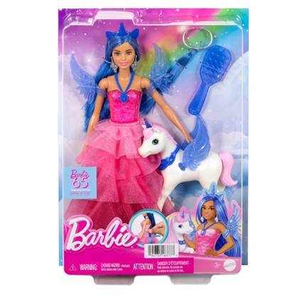 Attēls no Lalka Barbie Mattel Sapphire Skrzydlaty jednoroec Lalka 65 rocznica HRR16