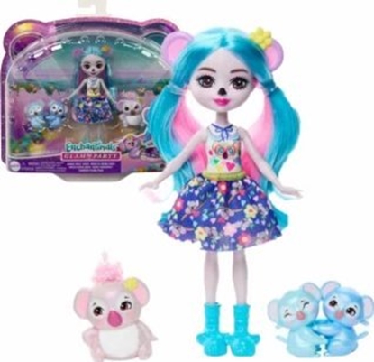 Изображение Mattel Enchantimals Rodzina Koale Lalka + figurki (HNT61)