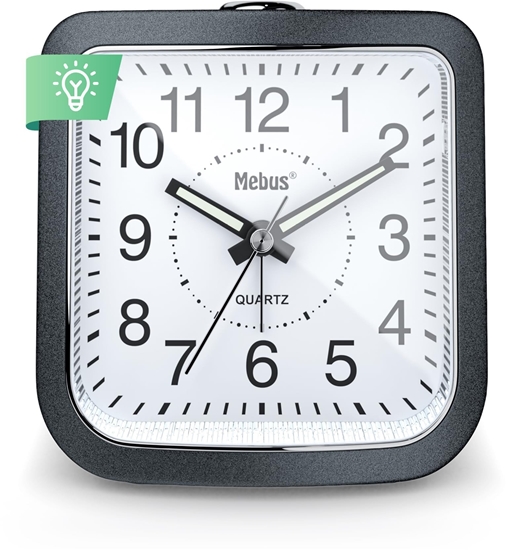 Picture of Mebus 56987  Dunkelgrau Quarzwecker