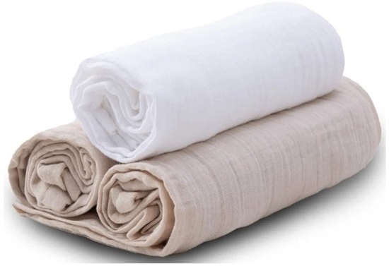 Picture of Pielucha MUSLIN 3 pak (incl.1x tetra), roz. 70x80