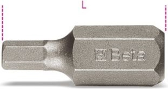 Picture of Beta Tools Kocówki wkrtakowe trzpieniowe szecioktne 4 x 30mm (BE867PE-4)