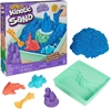 Picture of Kinetic Sand Sandbox Set, 1lb Blue Play Sand, Sandbox Storage, 4 Molds and Tools, Sensory Toys for Kids Ages 3+
