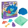 Picture of Kinetic Sand Sandbox Set, 1lb Blue Play Sand, Sandbox Storage, 4 Molds and Tools, Sensory Toys for Kids Ages 3+