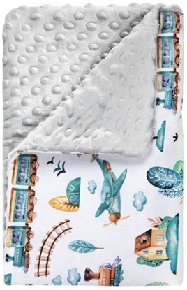 Изображение Lulando Lulando BABYDECKE 100 X 75 CM GRAU ZUGE