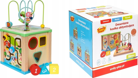 Picture of ML Smily Play Drewniana kostka aktywizujca