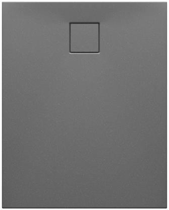 Attēls no SET C258 BRODZIK PROST TAKO SLIM 100X80X4,5 SZARY MAT + SYFON (VIRT)