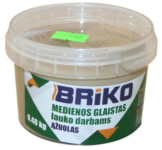 Picture of Wood Filler Exterior Briko Oak 0.48Kg