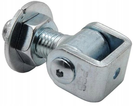 Picture of Zawias PSG 61.013.01 do wspawania - gwint M20 (regulowany, ucho ocynkowane)