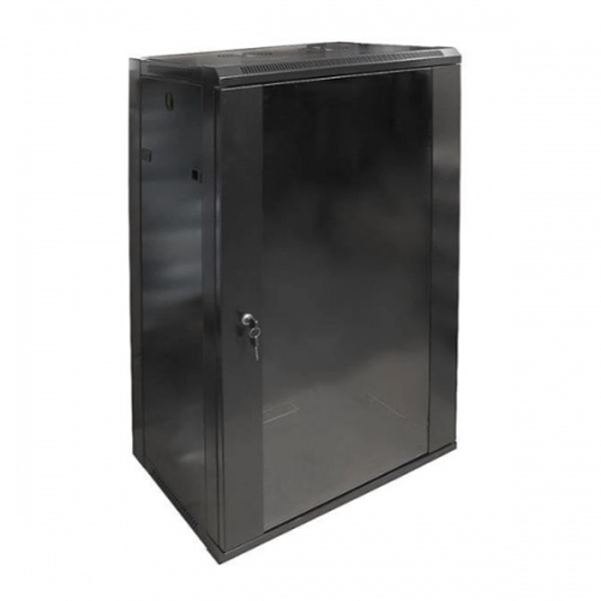 Picture of 22U 19'' Sienas komutācijas skapis/ 600 x 600 x 1082mm/ Melns/ Nesalikts