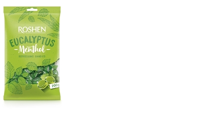 Attēls no Karamele ROSHEN Menthol Eucalyptus, 200g