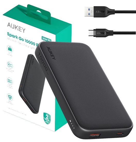 Picture of PB-Y46P PowerBank 10000mAh 20W 2xUSB kabel USB-C