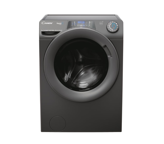 Изображение Candy | Washing Machine | RP4 476BWMRR/1-S | Energy efficiency class A | Front loading | Washing capacity 7 kg | 1400 RPM | Depth 45 cm | Width 60 cm | Display | TFT | Steam function | Wi-Fi | Anthracite