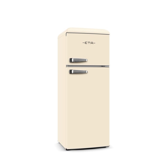 Picture of ETA | Refrigerator | ETA253390040E Storio retro | Energy efficiency class E | Free standing | Double Door | Height 148.2 cm | Fridge net capacity 170 L | Freezer net capacity 45 L | 44 dB | Beige