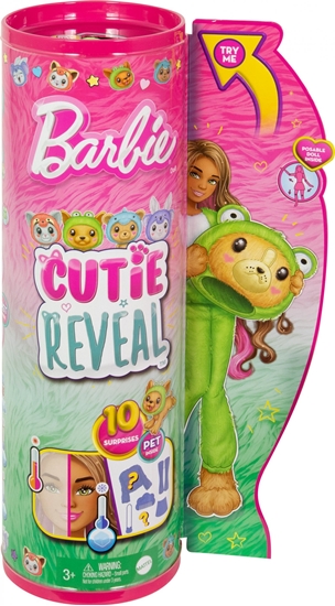 Picture of Lalka Barbie Mattel Cutie Reveal Piesek-aba Seria Kostiumy Zwierzaczki HRK24