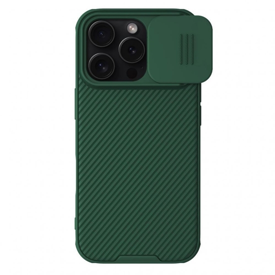 Изображение Nillkin - Nillkin CamShield PRO Magnetic Hard Case for Apple iPhone 16 Pro Dark Green
