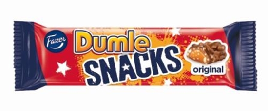 Изображение Šokolādes batoniņš FAZER Dumle Snacks, 40g