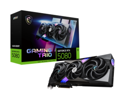 Attēls no Videokarte MSI GeForce RTX 5080 Gaming Trio OC