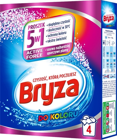 Picture of Bryza Bryza, Active Force 5w1 Proszek do prania koloru, 260g