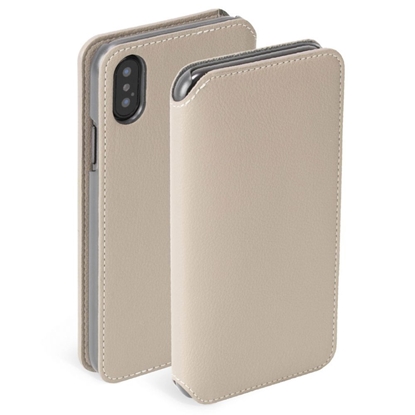 Изображение Krusell Apple Pixbo 4 Card SlimWallet Apple iPhone XS Max beige