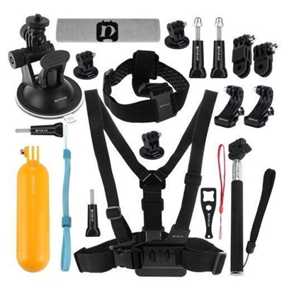 Attēls no Puller Accessories Puluz Ultimate Combo Kits for sports cameras PKT18 20 in 1