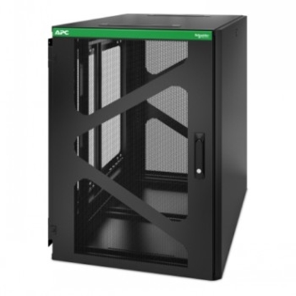 Attēls no APC NETSHELTER 18U WALLMOUNT RACK ENCLOSURE CABINET SIDE MOUNT UPS DEPTH
