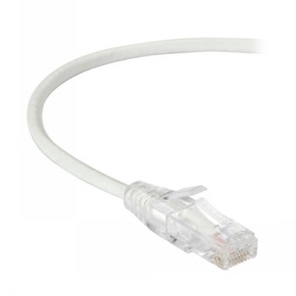 Picture of BLACKBOX CAT6A UTP SLIM-NET PATCH CABLE, 28AWG, 500-MHZ, PVC - WHITE, 2.1M