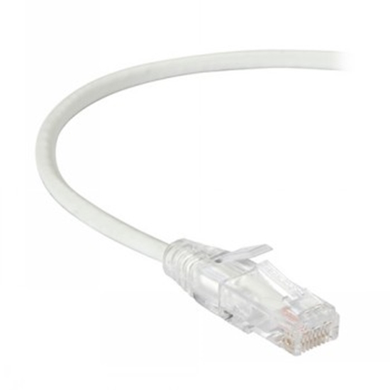 Picture of BLACKBOX CAT6A UTP SLIM-NET PATCH CABLE, 28AWG, 500-MHZ, PVC - WHITE, 2.1M