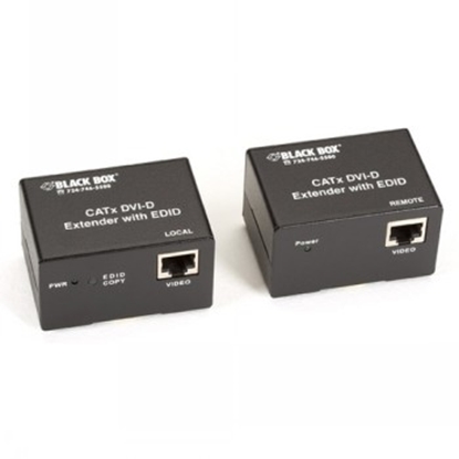 Attēls no BLACKBOX CATX DVI-D SINGLE LINK EXTENDER - SINGLE LINK DVI-D, 50M, EXTENDER KIT