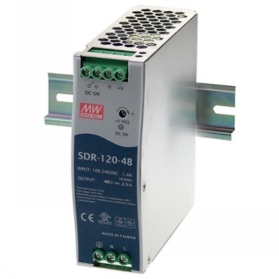 Изображение BLACKBOX DIN RAIL POWER SUPPLIES - 48VDC, 120W
