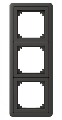 Picture of SCHNEIDER ELECTRIC EXXACT 3-G FRAME W REM ADAPT 7 ANTH