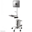 Изображение NEWSTAR MOBILE WORKPLACE FLOOR STAND (MONITOR, KEYBOARD/MOUSE & PC) 10-27" SILVER