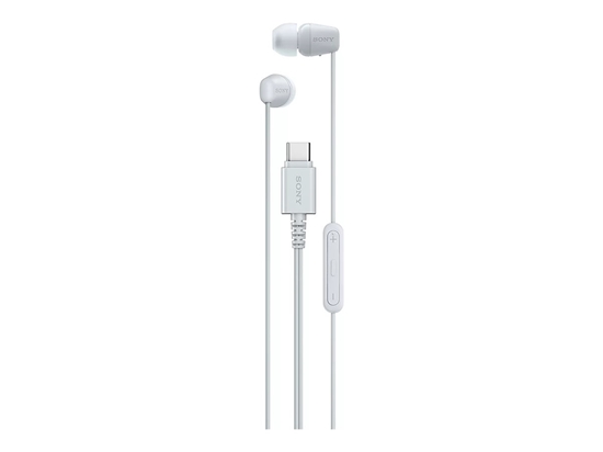 Picture of Sony IER‑EX15C USB‑C Wired Earbuds with Mic, White |