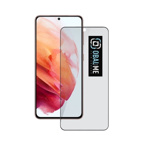 Picture of - OBAL:ME Privacy 5D Glass Screen Protector for Samsung Galaxy S21 Black