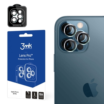 Picture of 3MK 3MK Lens Protection Pro iPhone 12 Pro Camera lens protection with mounting frame 1 pc.