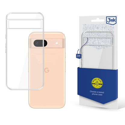 Picture of 3mk Clear Case for Google Pixel 8A 5G - transparen