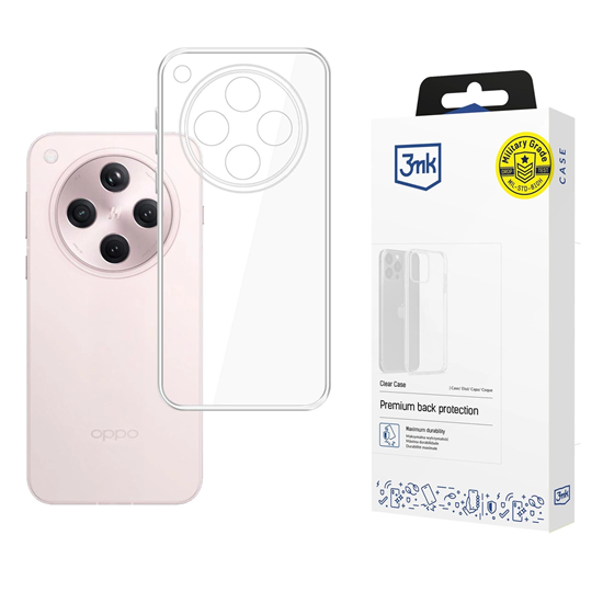 Picture of 3mk Clear Case for Oppo Find X8 - transparent