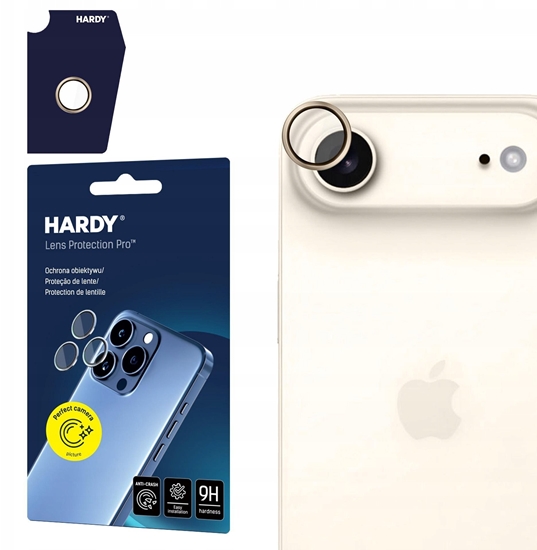 Изображение 3mk HARDY Lens Protection Pro pro Apple iPhone 17 Air  Titanium Gold