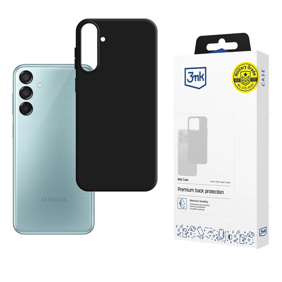 Picture of 3mk Matt Case for Samsung Galaxy M16 5G - Black