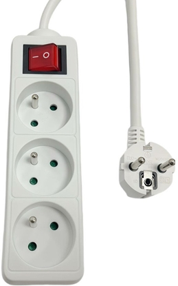 Изображение 3-way Power Strip on/off