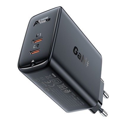 Picture of Acefast Acefast A29 PD50W GaN (USB-C + USB-C) dual port charger black