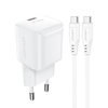 Picture of Acefast Acefast A73 Mini PD 20W GaN wall charger + USB-C cable - white