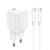 Picture of Acefast Acefast A77 Mini PD 30W GaN wall charger + USB-C cable - white