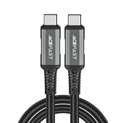 Picture of Acefast Acefast C1-09 USB-C / USB-C USB4 PD3.1 cable 5A 1m - gray-black