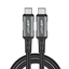 Attēls no Acefast Acefast C1-09 USB-C / USB-C USB4 PD3.1 cable 5A 1m - gray-black