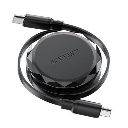Picture of Acefast Acefast C13-03 USB-C - USB-C 60W Cable Retractable - Black