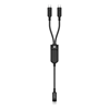 Picture of Acefast Acefast C5 USB-C - USB-C / USB-C 2in1 100W 480Mb/s cable - black